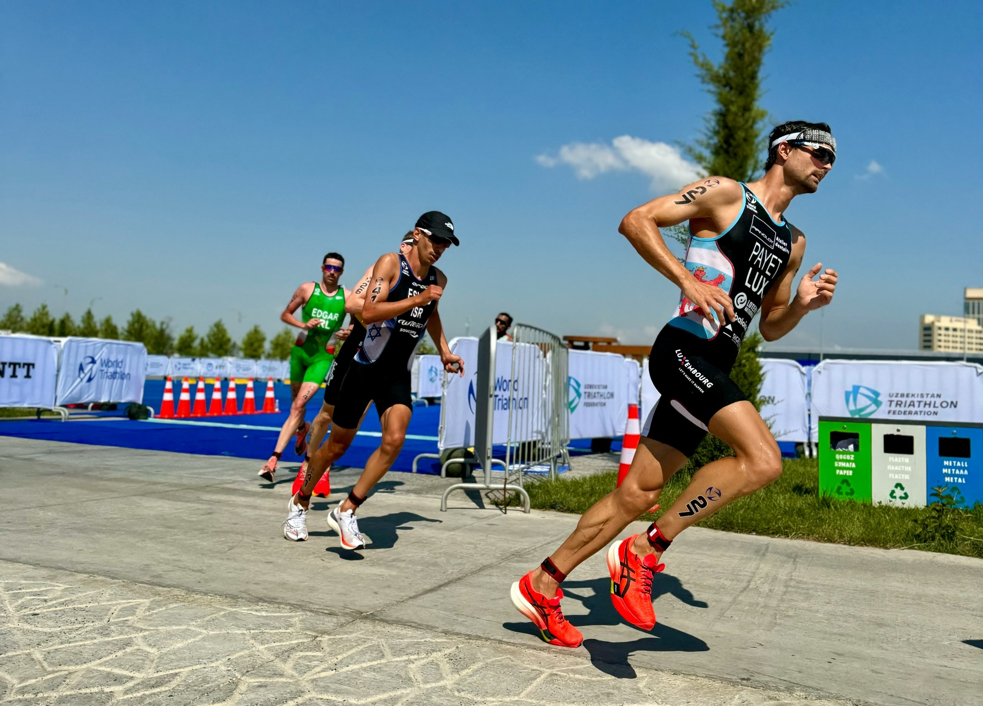 Coureurs à pied en plein effort