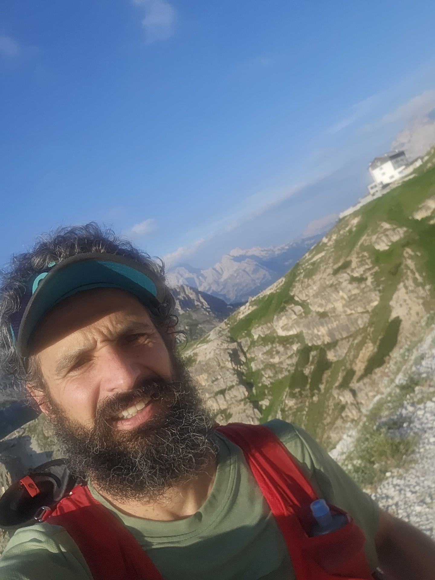 Damien en trail en montagne lors d'un ultra trail